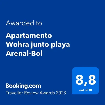 Apartamento Wohra Junto Playa Arenal-bol *